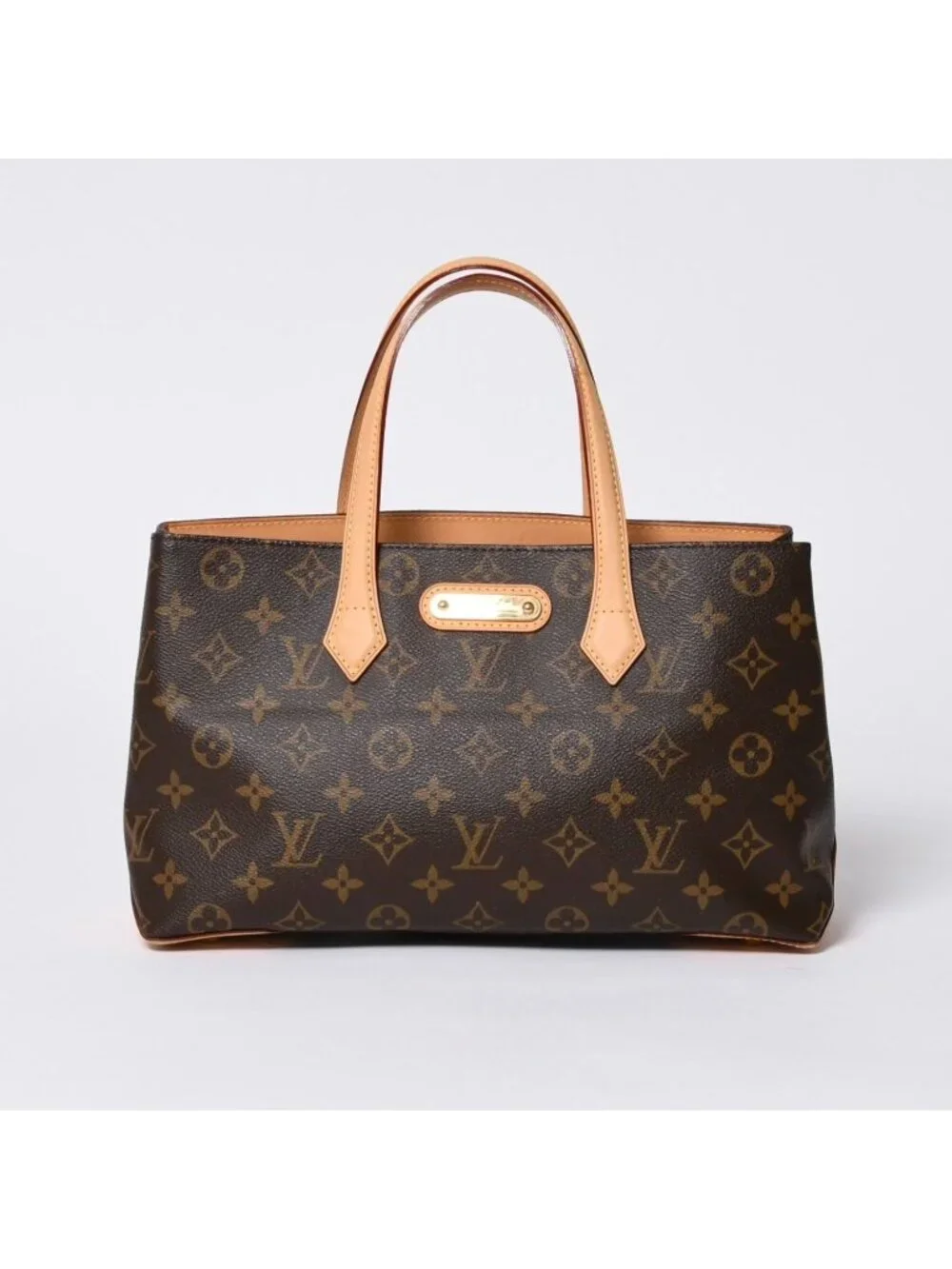 Louis Vuitton Wilshire PM Handbag Monogram Canvas Brown